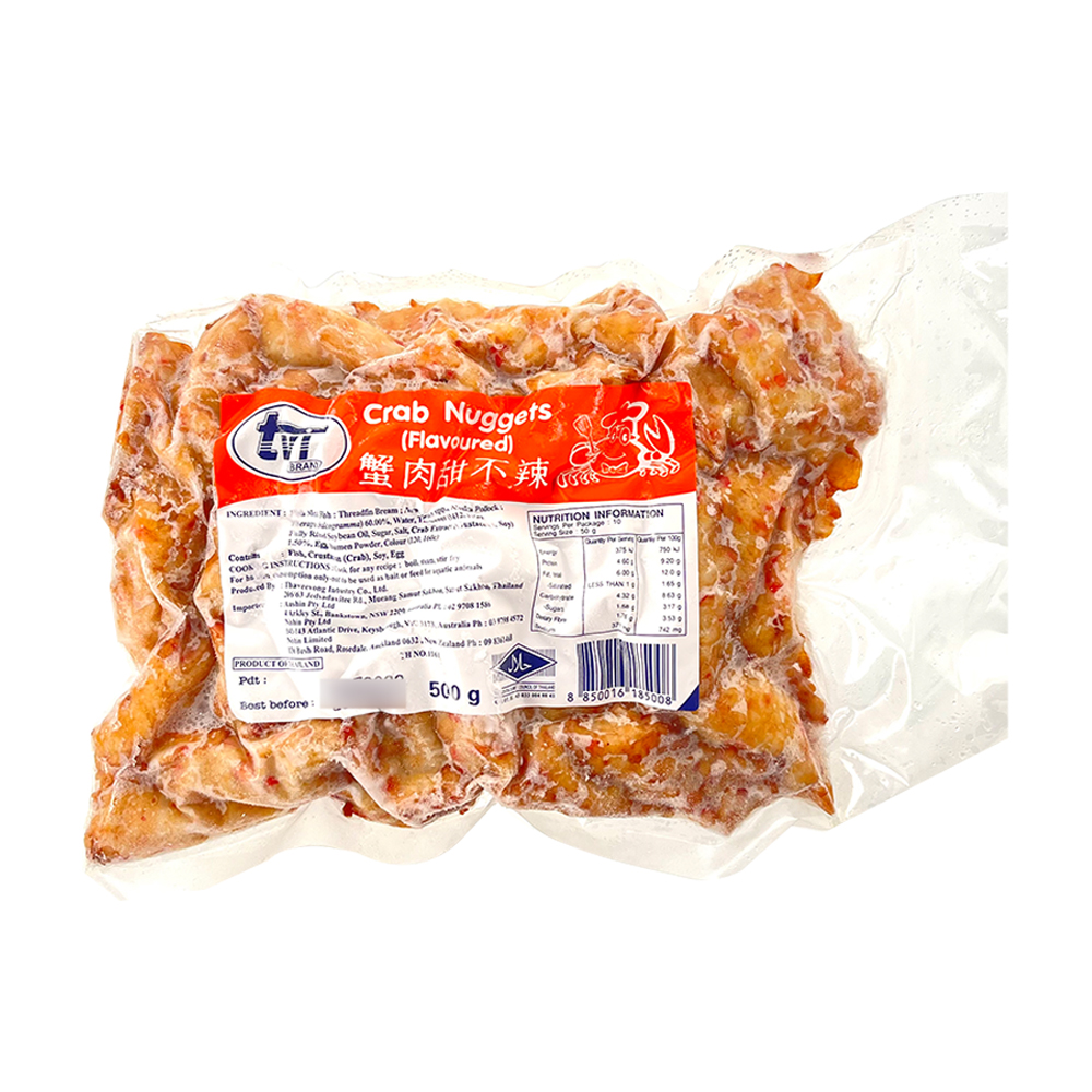 Aushin Frozen Crab Flavour Nuggets 500g-eBest-BBQ & Hotpot,Frozen food