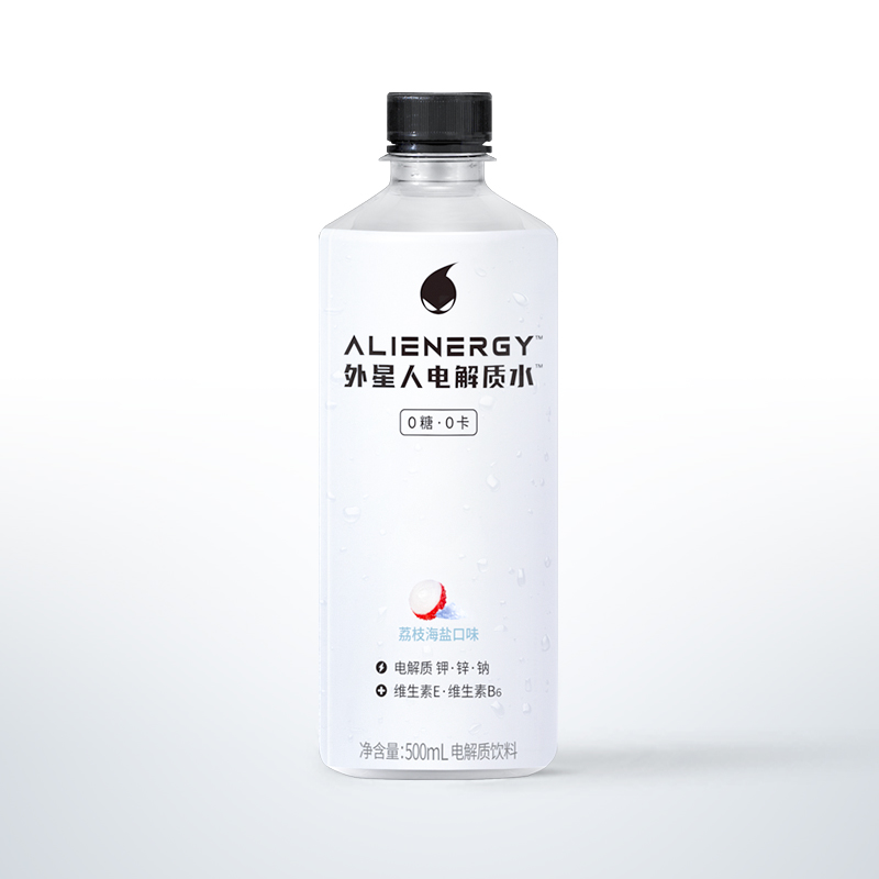 Genki Forest Alienergy Electrolyte Salty Lychee Flavour 500ml-eBest-Soft Drink & Energy,Drinks