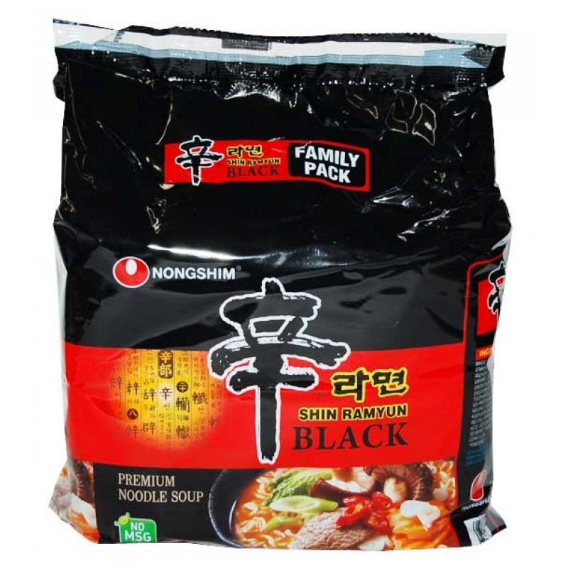 [4 packs] Korea Nongshim Nongshim Hexin Ramen 130g*4-eBest-Instant Noodles,Instant food