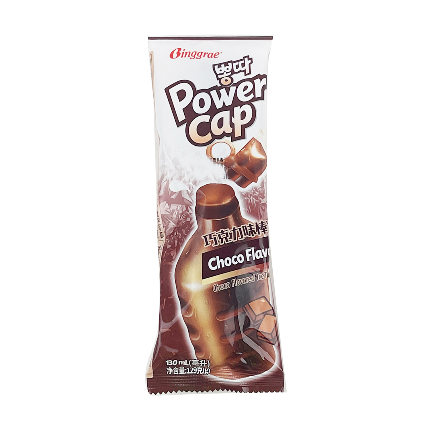 Binggrae Power Cap Popsicle Chocolate Ice Bar 130ml-eBest-Ice cream,Snacks & Confectionery