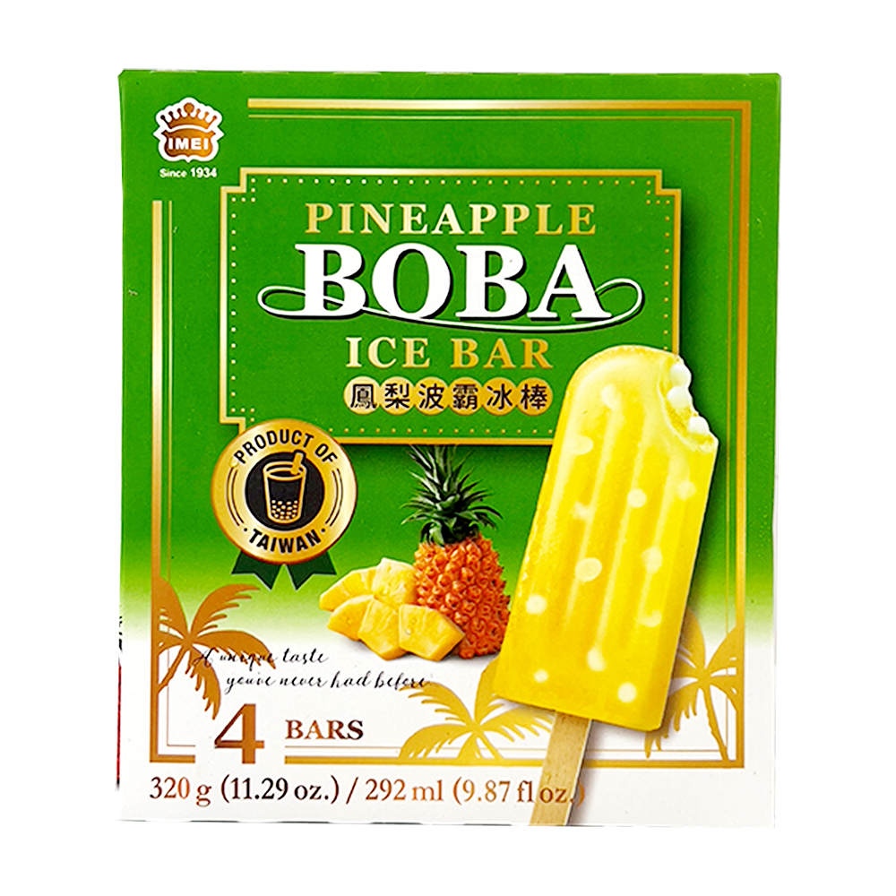 I-MEI Pineapple Boba Popsicle 4*80g-eBest-Ice cream,Snacks & Confectionery