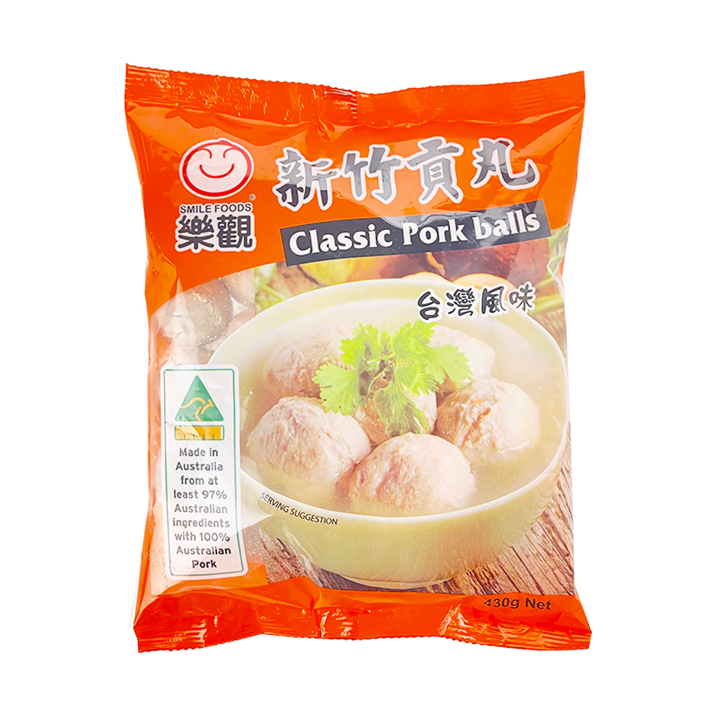 Smile Foods Classic Pork Balls 430g-eBest-BBQ & Hotpot,Frozen food