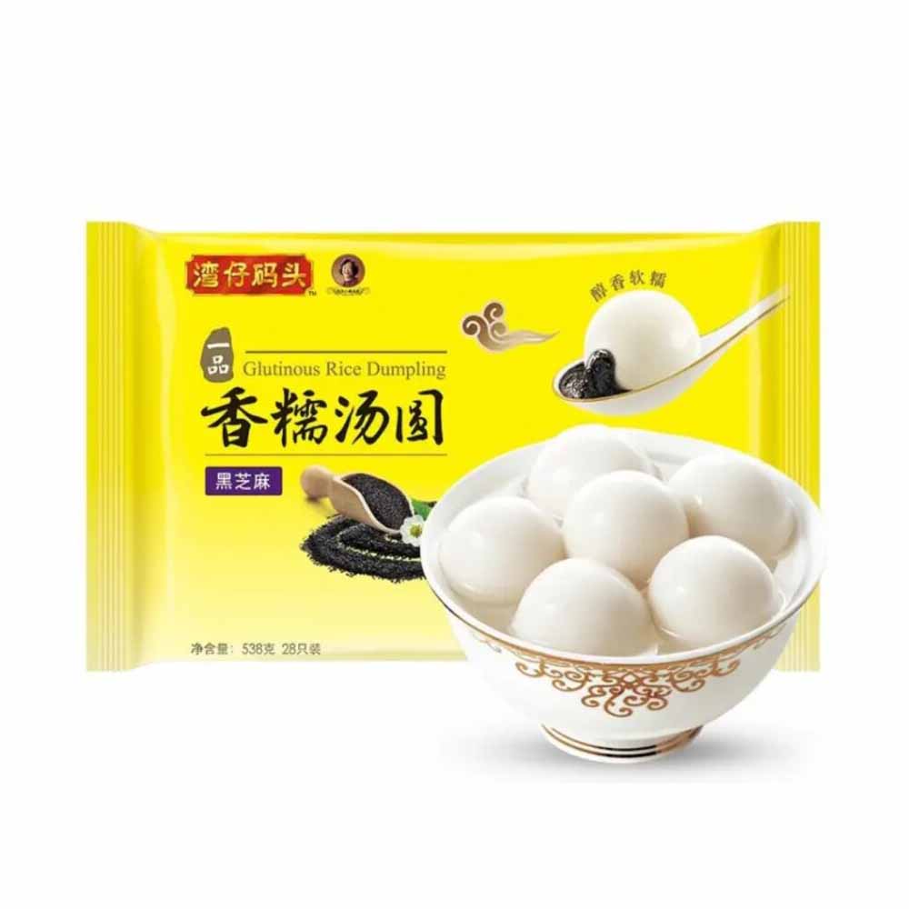Wan Chai Frozen Cyrstal Rice Dumplings Black Seasame Flavour 538g-eBest-Dessert,Frozen food