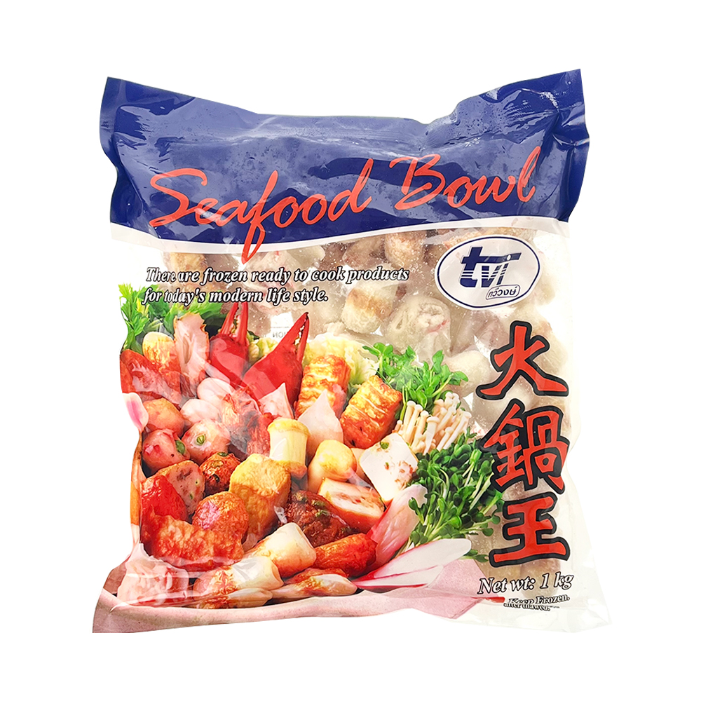 Aushin Frozen Mix Seafood Balls Perfect For Hot Pot 1kg-eBest-BBQ & Hotpot,Frozen food