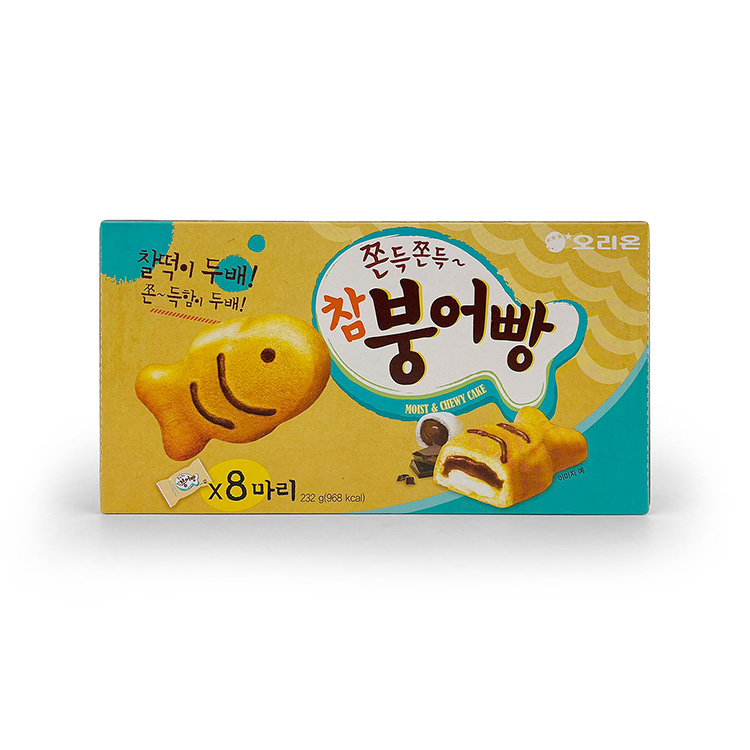 Orion Fish Shaped Red Bean & Mochi Cake 29g*8 Pack-eBest-Biscuits,Snacks & Confectionery