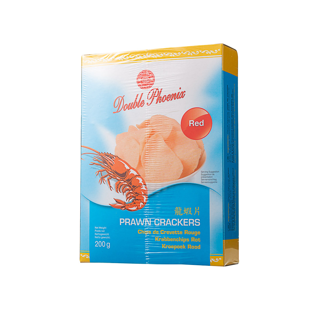 Double Phoenix Red Prawn Crackers 200g-eBest-Chips,Snacks & Confectionery