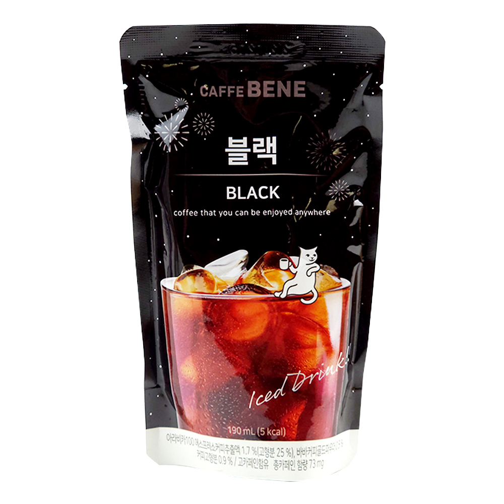 Korean Caffe Bene Black Coffee  190ml-eBest-Coffee & Tea,Drinks
