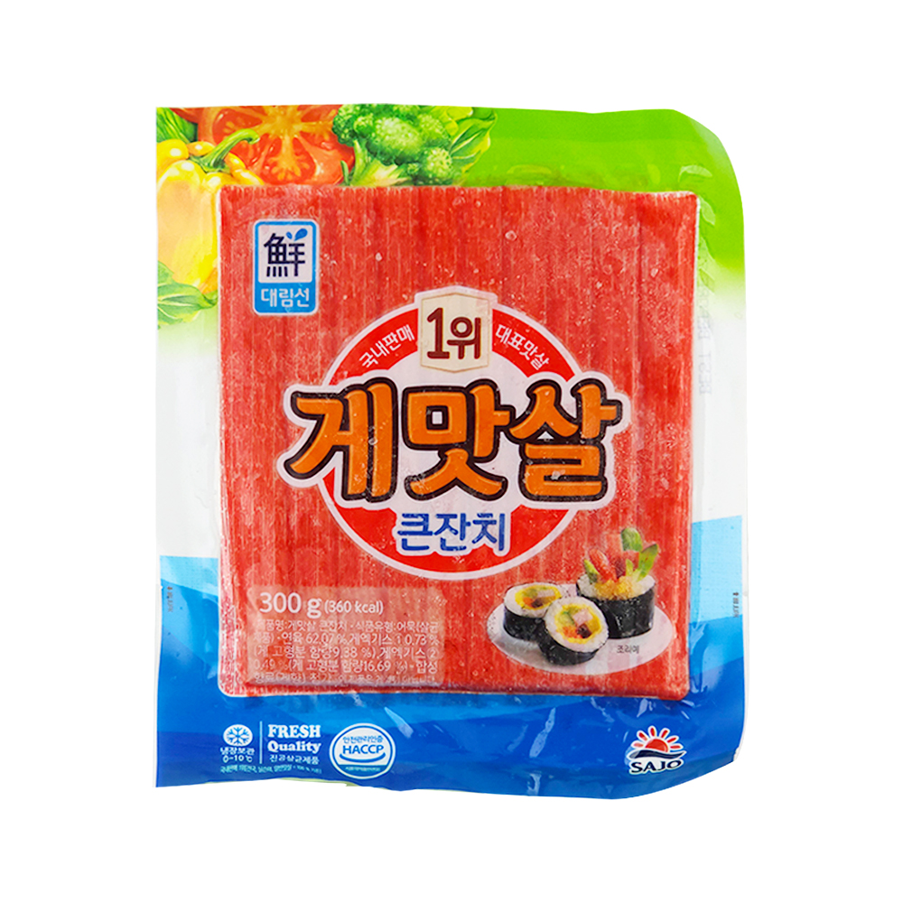 Korean Daerim frozen crab Flavoured sticks 300g-eBest-BBQ & Hotpot,Frozen food