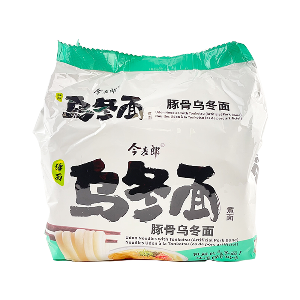 Jin Mai Lang Artificial Pork Bone Udon Noodles 128g*5-eBest-Instant Noodles,Instant food