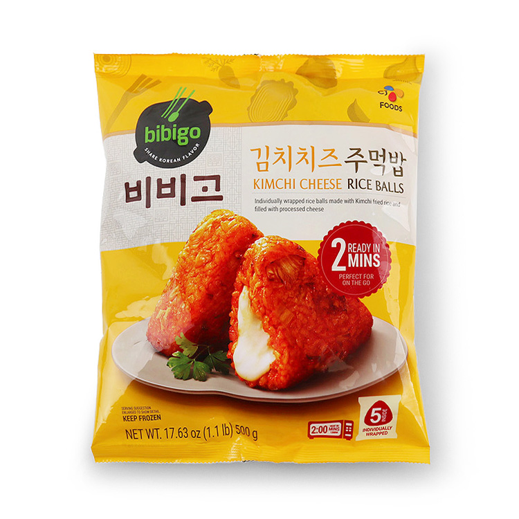 CJ Food Frozen Kimchi Cheese Rice Balls 100g*5pc-eBest-Dim Sum,Frozen food