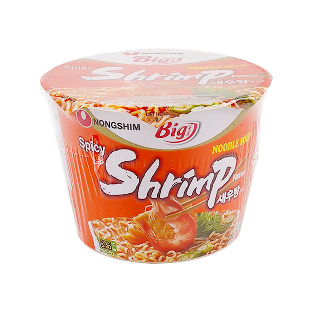 Korean Nongshim Shrimp Spicy Ramen Large Bowl 115g-eBest-Instant Noodles,Instant food