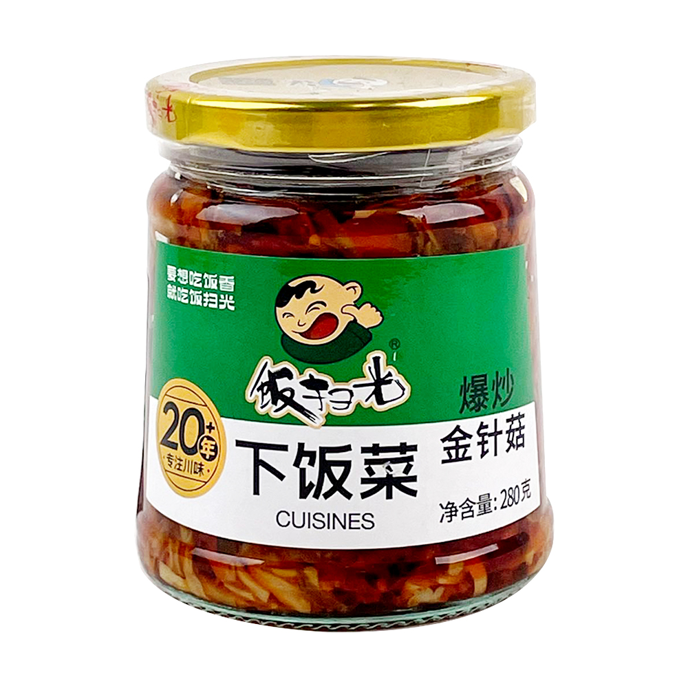 FaoSaoGuang Cuisines Preserved Enoli Mushroom 280g-eBest-Condiments,Pantry