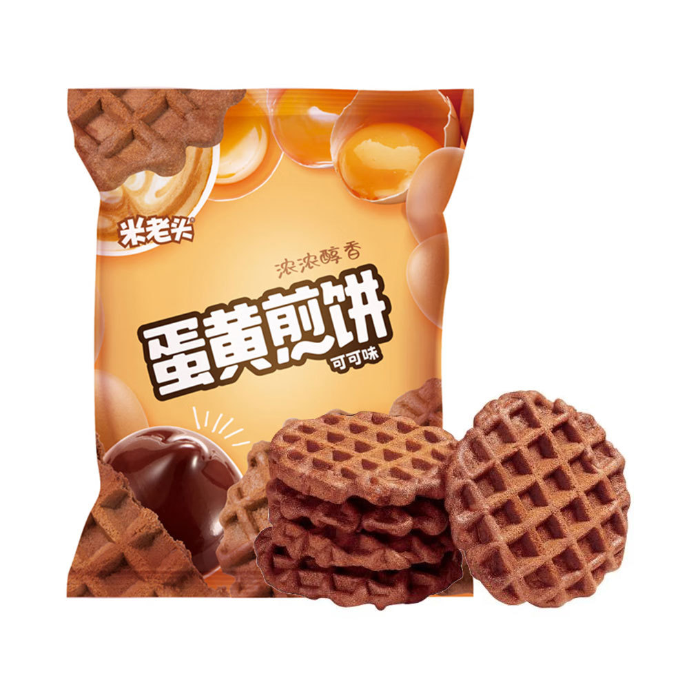 Uncle Pop Egg Yolk Pancake Cocoa Flavour 150g-eBest-Biscuits,Snacks & Confectionery-Mi old man