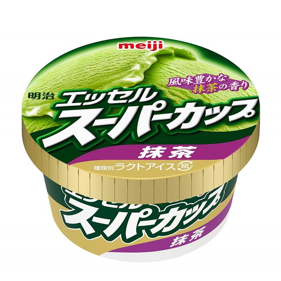 Meiji Cup Ice-cream Matcha Flavour 200ml Keep Frozen-eBest-Ice cream,Snacks & Confectionery
