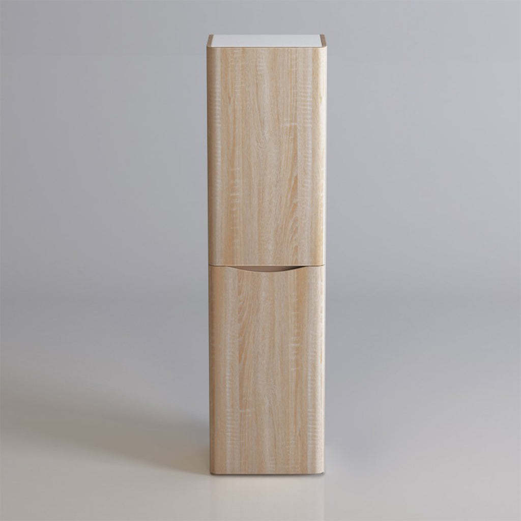 BelBagno Ancona 1500mm Wall Hung Vanity White Oak Wall Mounted Side Cabinet with two doors-YT Bathroom