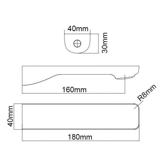 IVANO Series Chrome Bathtub/Basin Wall Spout
