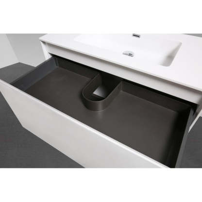 BelBagno PRADO GLOSS WHITE 900MM WALL HUNG-YT Bathroom