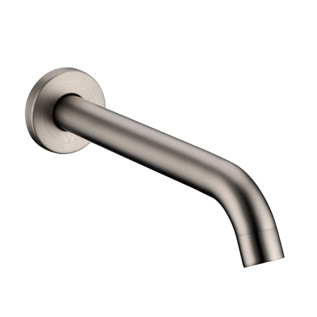 LUCID PIN Series Round Brushed Nickel Bathtub/Basin Wall Spout 160mm Spout-YT Bathroom