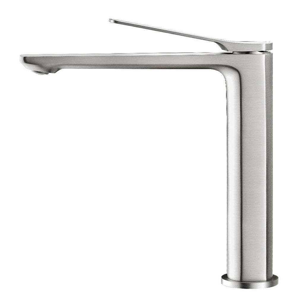 RUSHY Brushed Nickel Tall Basin Mixer-YT Bathroom