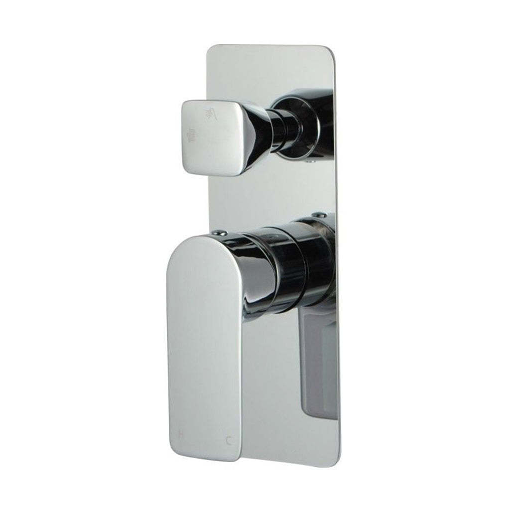 VOG Solid Brass Chrome Bath/Shower Wall Mixer with Diverter Wall Mounted(color up)-YT Bathroom