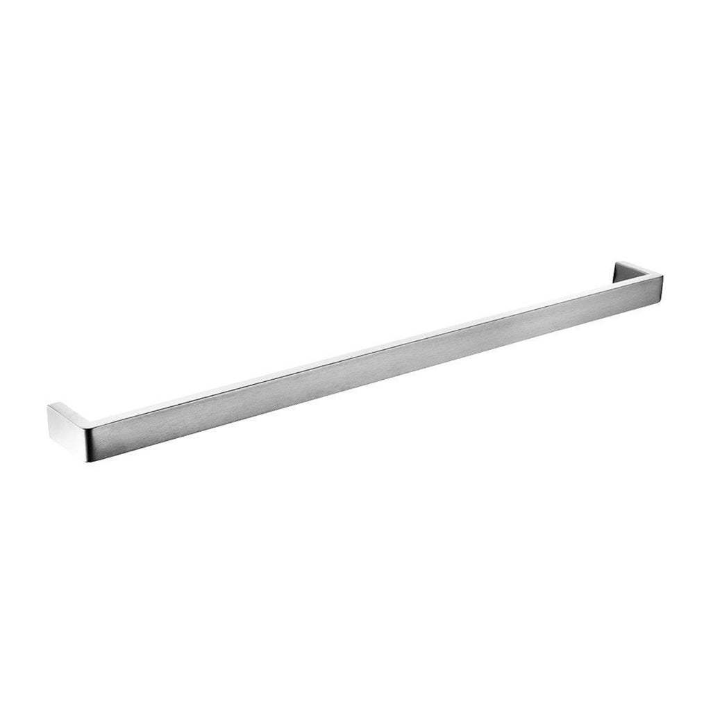 IVANO Series Square Chrome Single Towel Rail 800mm-YT Bathroom