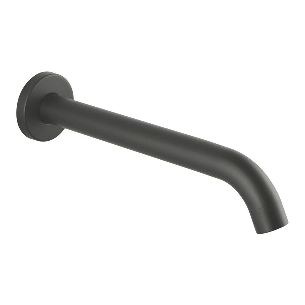 LUCID PIN Series Round Gun Metal Grey Bathtub/Basin Wall Spout 160mm Spout-YT Bathroom