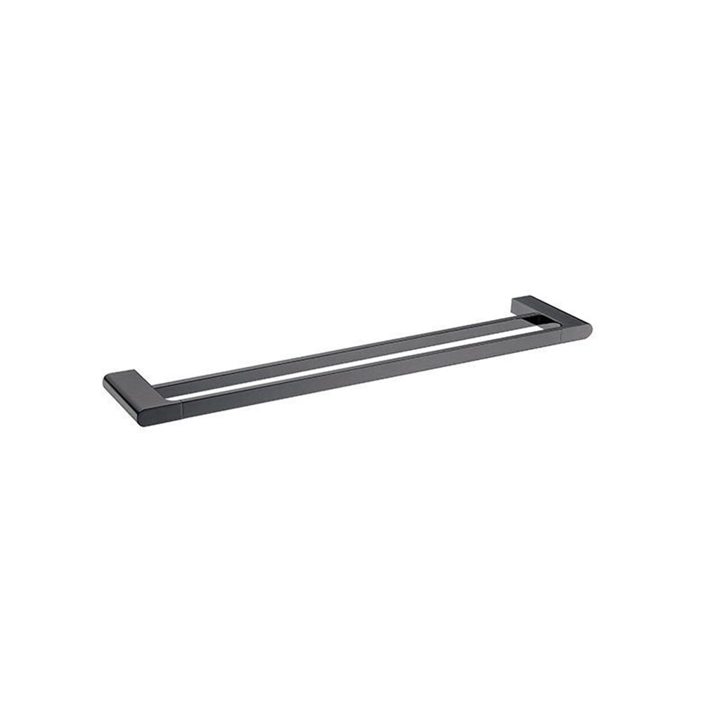 AU Series Gun Metal Grey Double Towel Rail 600mm-YT Bathroom