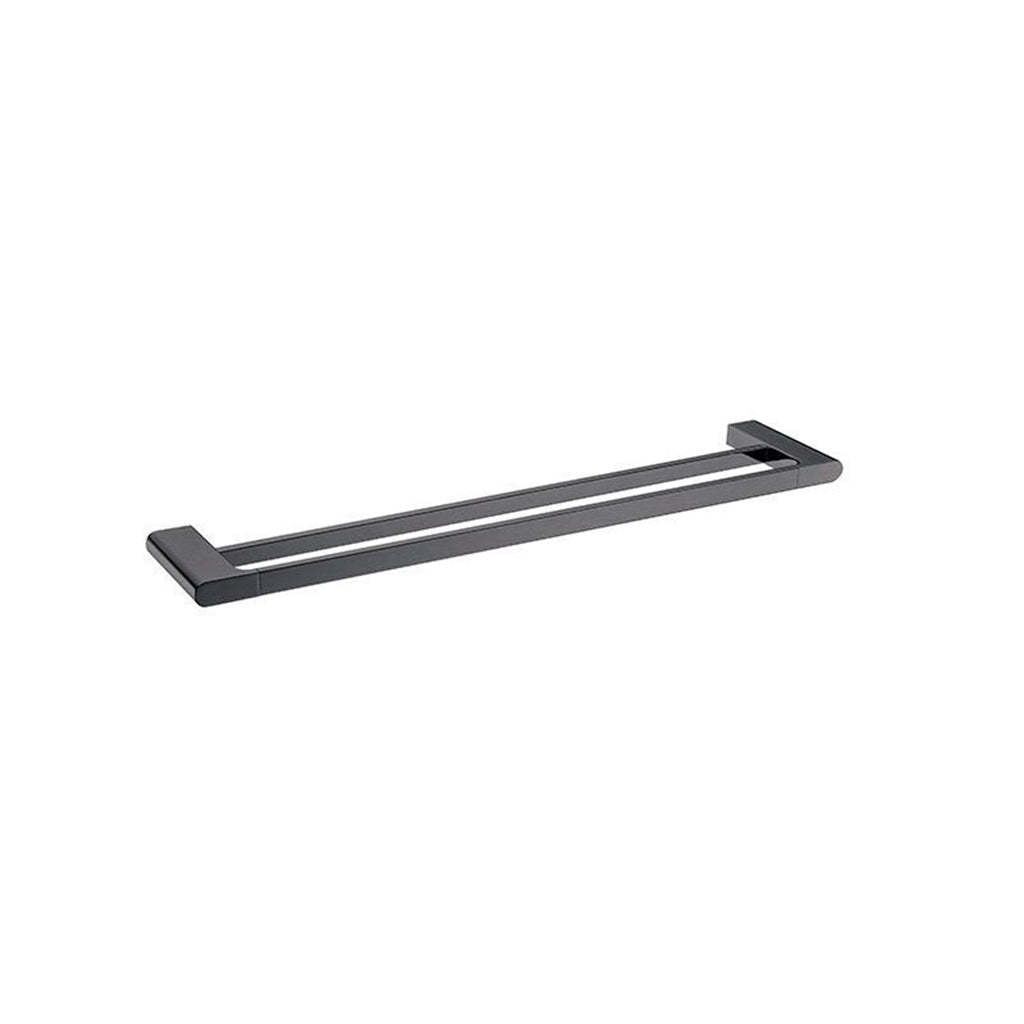 AU Series Gun Metal Grey Double Towel Rail 600mm-YT Bathroom