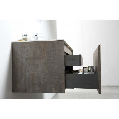 BelBagno Prado 750mm Wall Hung Vanity Maple Oak One Drawers One Tap Hole