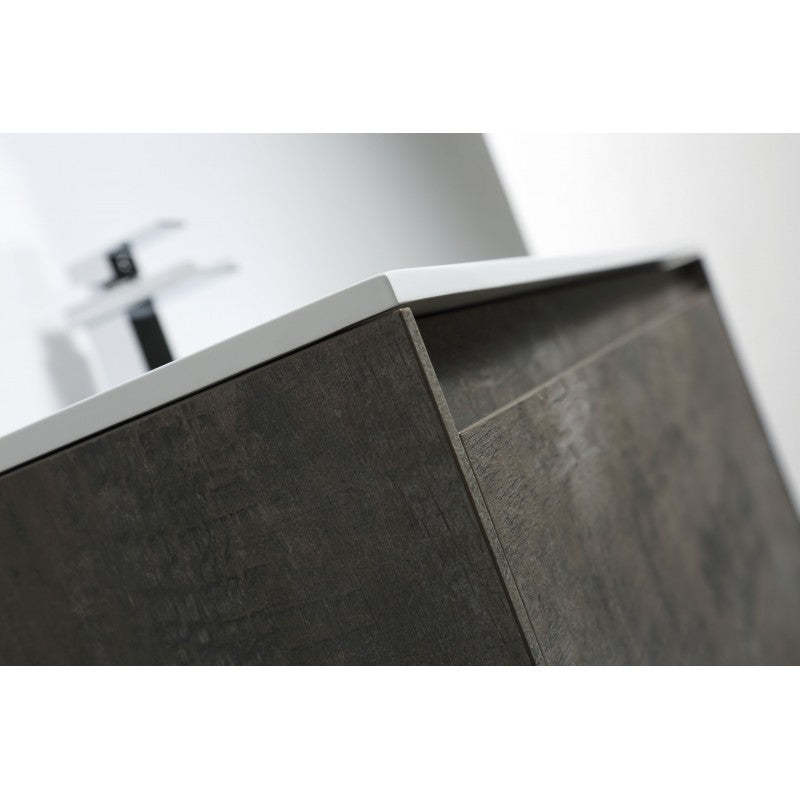 BelBagno Prado 750mm Wall Hung Vanity Maple Oak One Drawers One Tap Hole