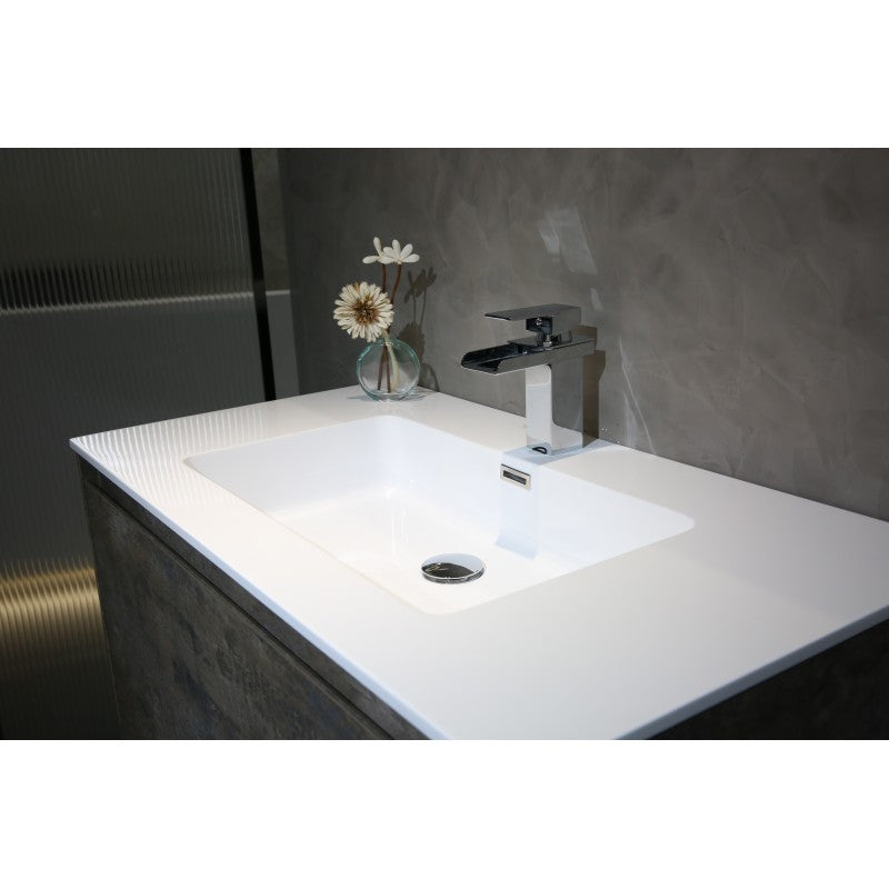 BelBagno Prado 750mm Wall Hung Vanity Maple Oak One Drawers One Tap Hole
