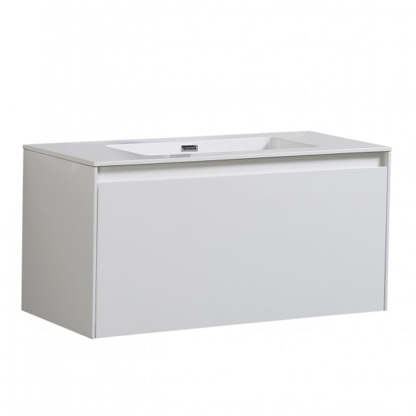 BelBagno PRADO GLOSS WHITE 900MM WALL HUNG-YT Bathroom