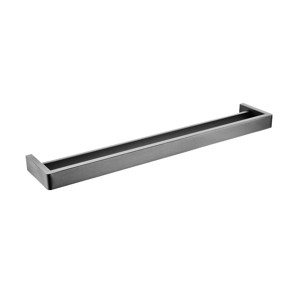 IVANO Series Square Gun Metal Grey Double Towel Rail 600mm-YT Bathroom