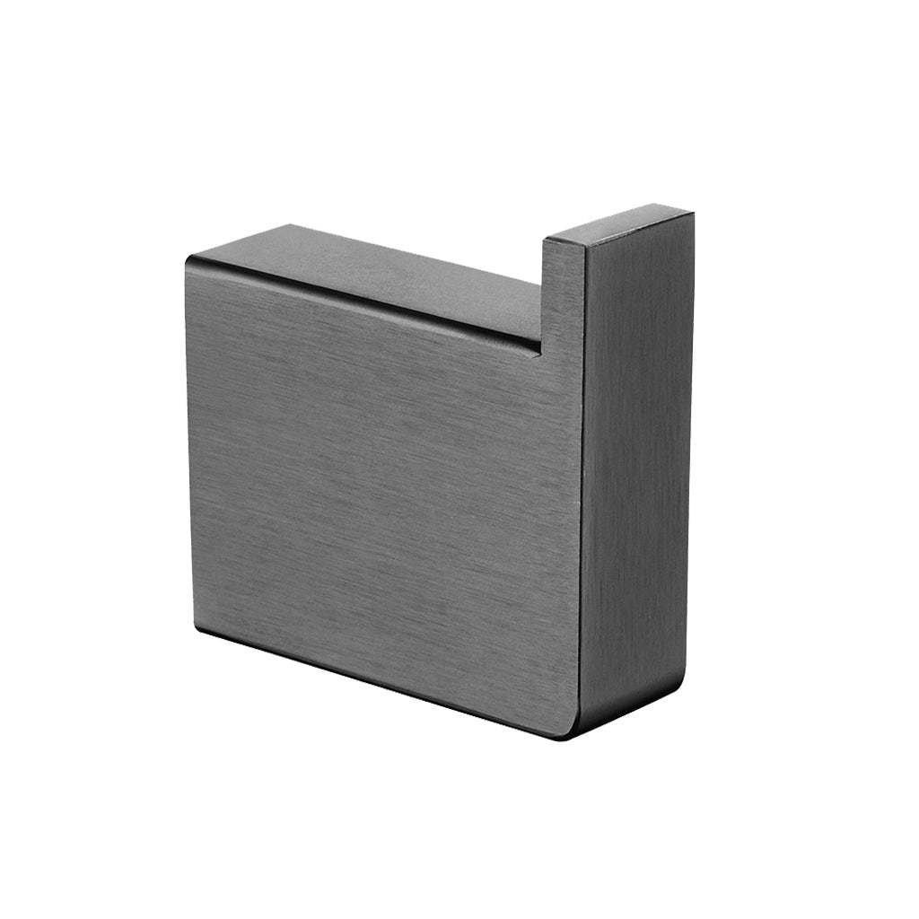IVANO Series Square Gun Metal Grey Robe Hook-YT Bathroom
