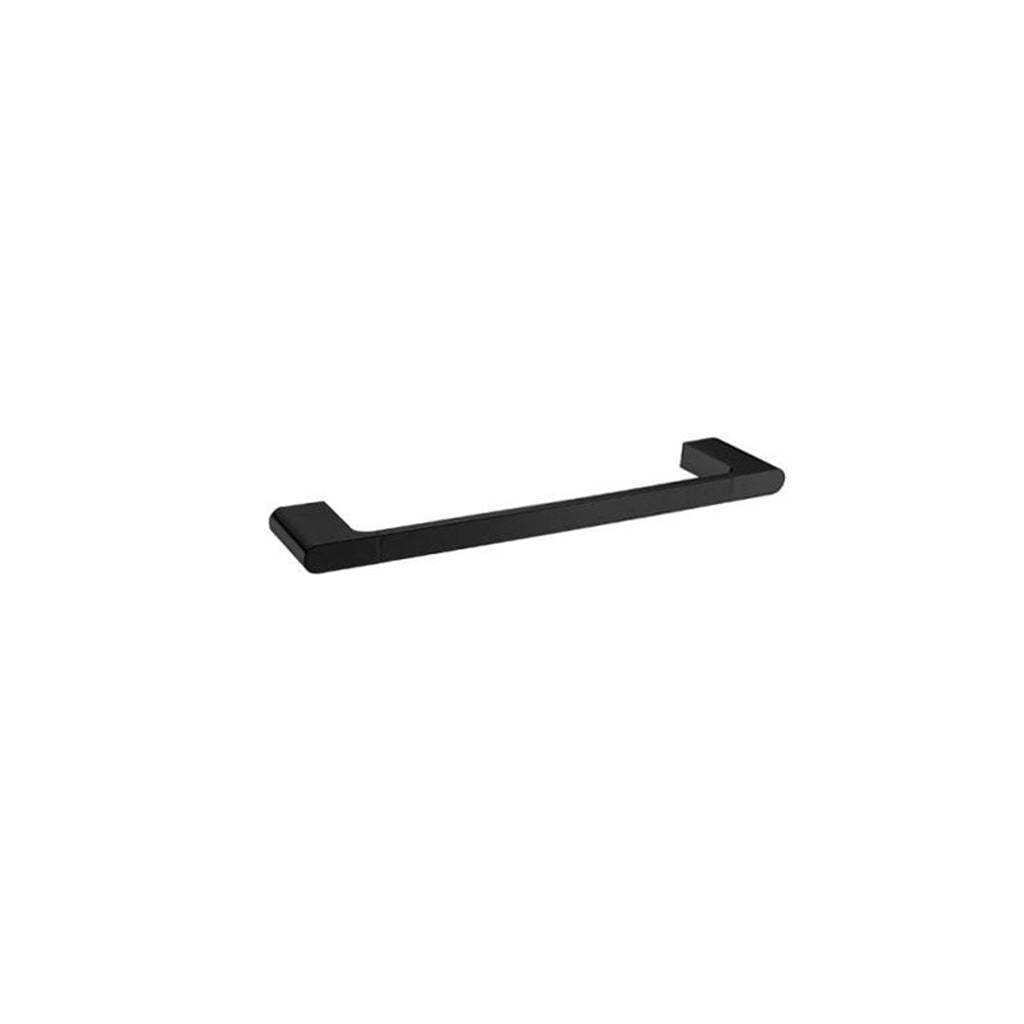 AU Series Matt Black Towel Ring 300mm-YT Bathroom