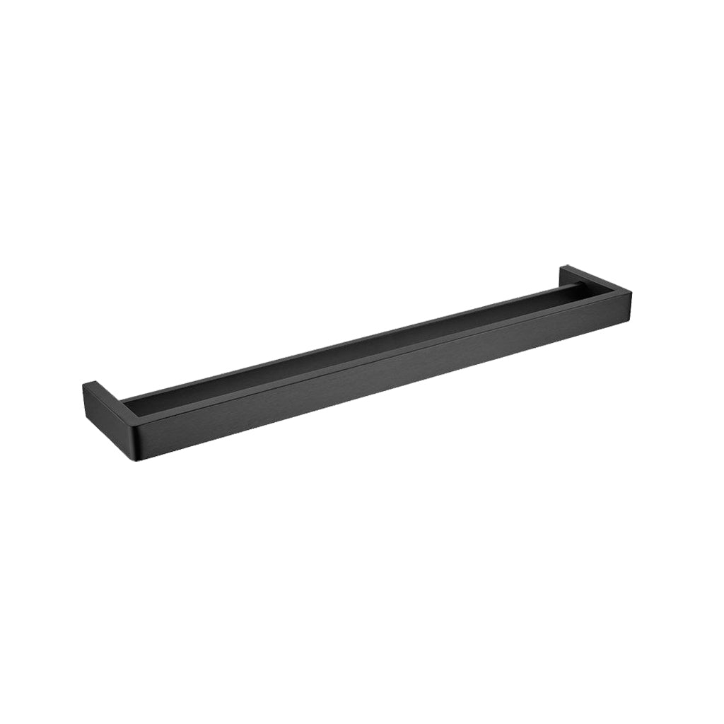 IVANO Series Square Black Double Towel Rail 600mm-YT Bathroom