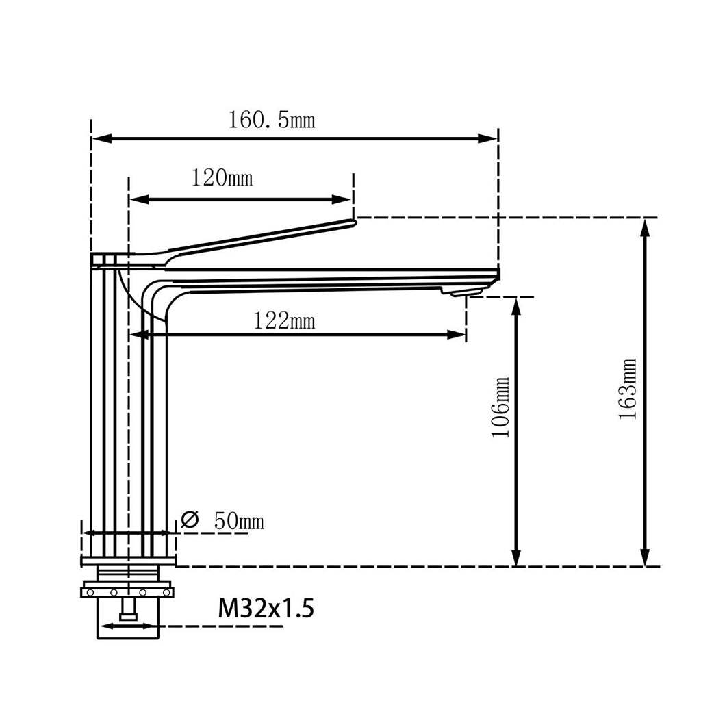 RUSHY Brushed Nickel Basin Mixer-YT Bathroom