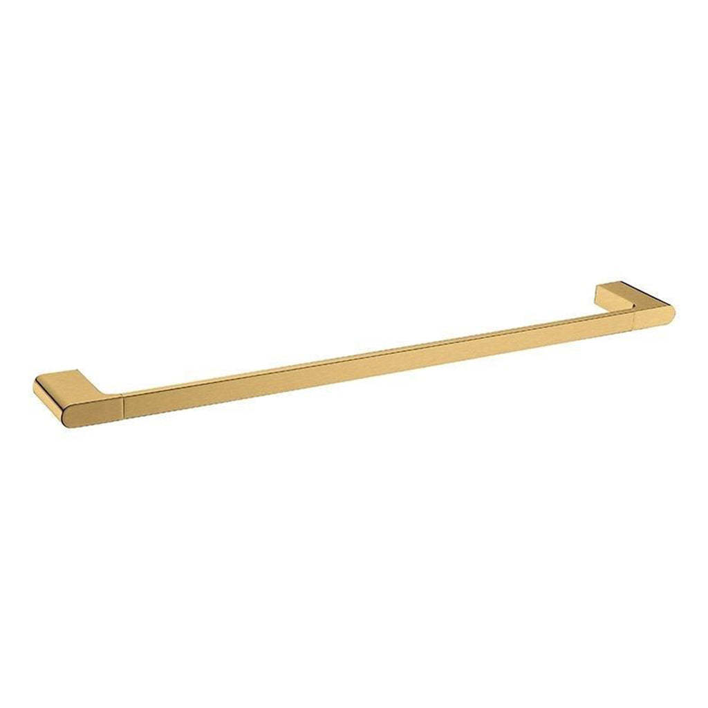 AU Series Brushed Yellow Gold Single Towel Rail 800mm-YT Bathroom