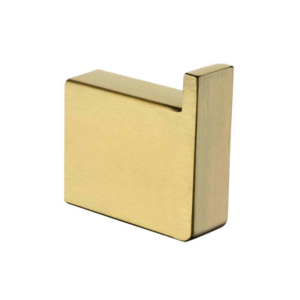 IVANO Series Square Brushed Yellow Gold Robe Hook-YT Bathroom