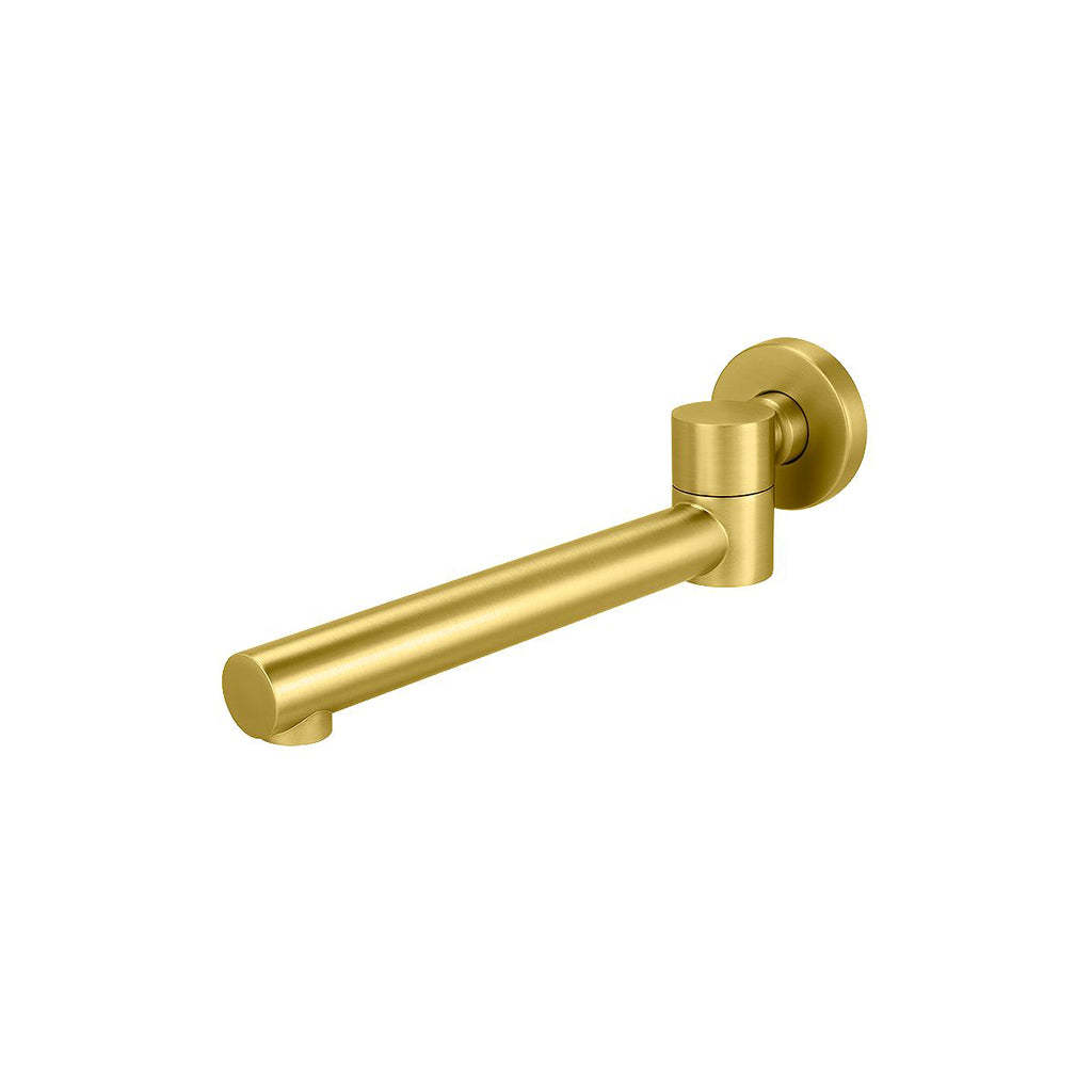 Round Brushed Brass Bathtub/Basin Swivel Wall Spout-YT Bathroom