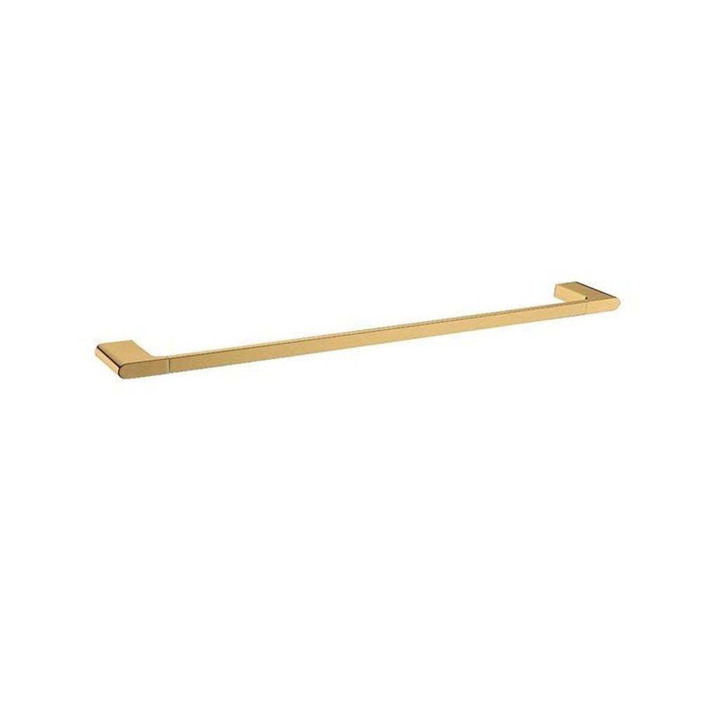 AU Series Brushed Yellow Gold Single Towel Rail 600mm-YT Bathroom