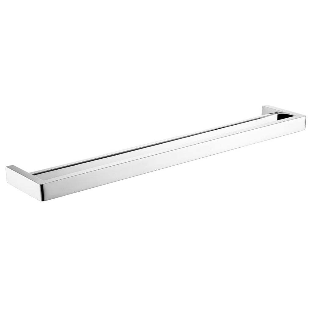 IVANO Series Square Chrome Double Towel Rail 800mm-YT Bathroom