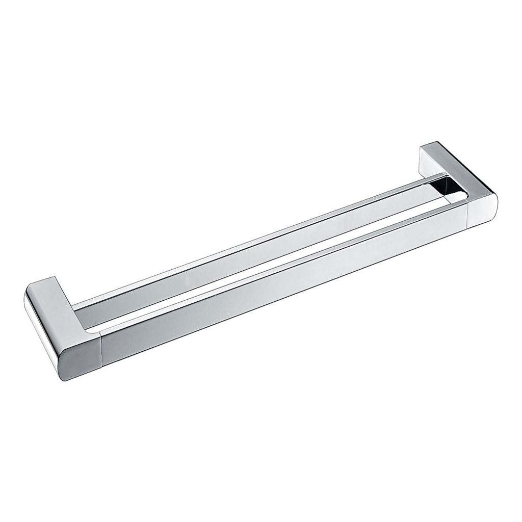 AU Chrome Double Towel Rail 800mm-YT Bathroom