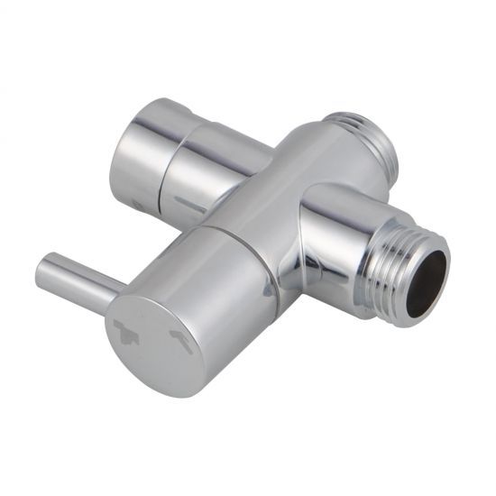 Bathroom Solid Brass Chrome Toilet Bidet Spray Diverter Only