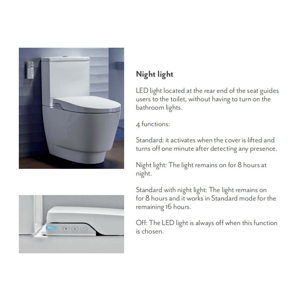Johnson Suisse Listo Automatic Smart Toilet Rimless Suite