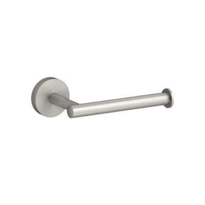 Elate Toilet Roll Holder Modern Brushed Brass