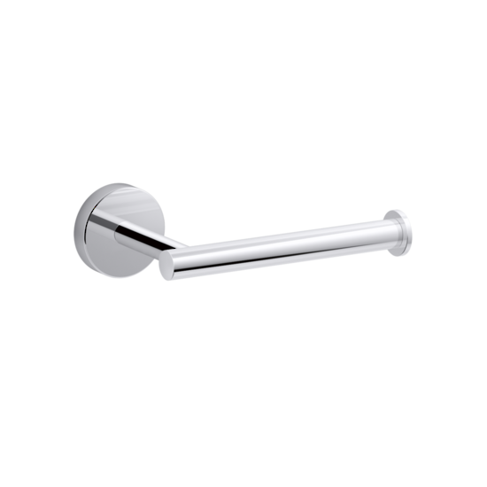 Elate Toilet Roll Holder Modern Brushed Brass