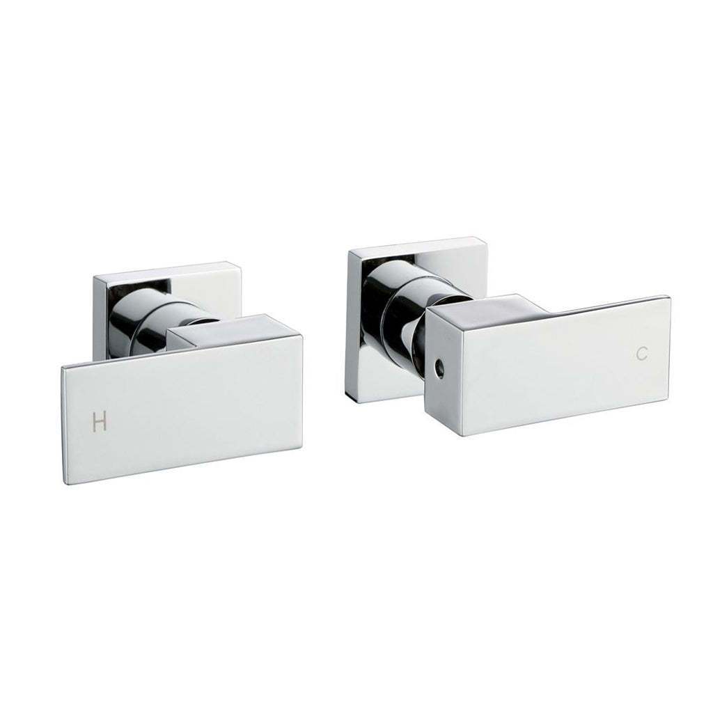 BLAZE Chrome Shower Wall Taps-YT Bathroom