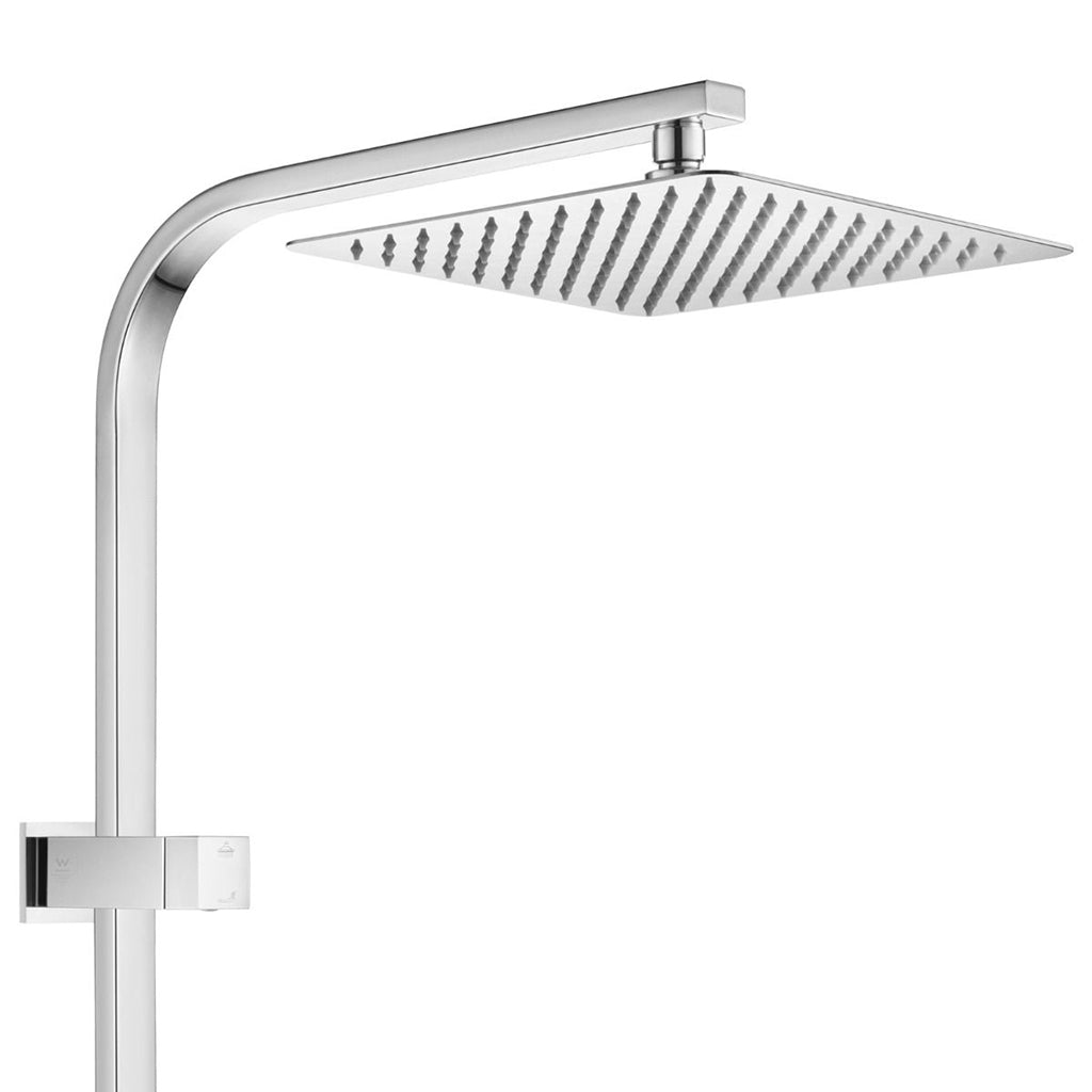 10" Square Chrome Shower Station Top Water Inlet-YT Bathroom