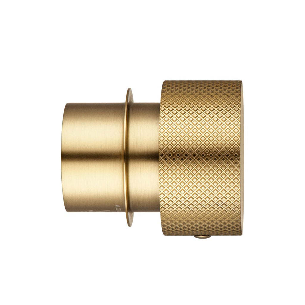 Round Brushed Yellow Gold Progressive Wall Mixer Handle-YT Bathroom